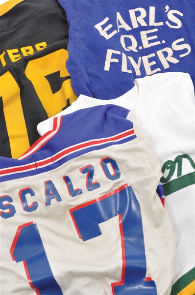 Vintage 1950s-1970s Hockey Jersey Collection of 4