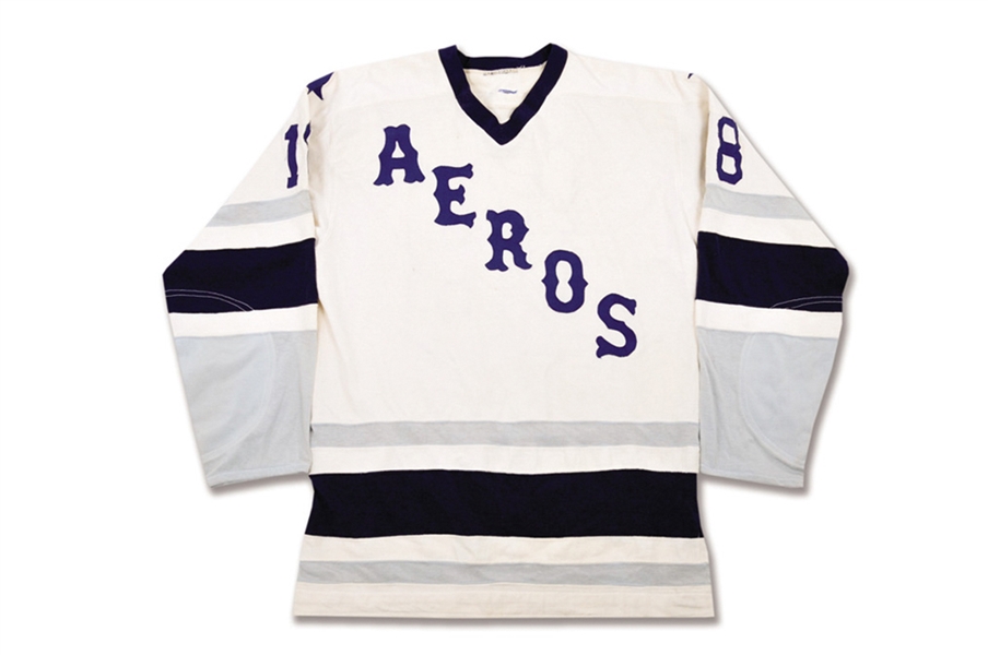 Vintage John Tonelli 1975-78 WHA Houston Aeros Pro Jersey