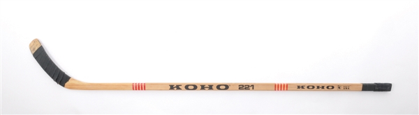 Phil Verchotas Koho Game-Used Stick - Gifted to NYS Trooper at the 1980 Winter Olympics