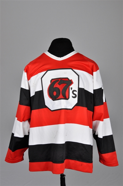 Sean Blanchards and Steve Jones Early-to-Mid-1990s OHL Ottawa 67s Game-Worn Jerseys