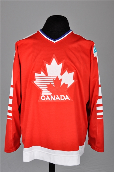Hammonds Late-1980s Team Canada National Team Game-Worn Jersey
