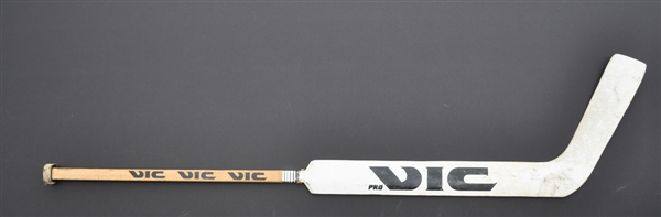 Ron Hextalls Mid-to-Late-1980s Philadelphia Flyers Vic Pro Game-Used Stick