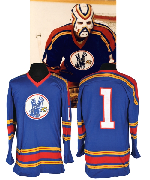 Denis Herrons / Michel Plasses 1974-75 Kansas City Scouts Inaugural Season <br>Game-Worn Jersey