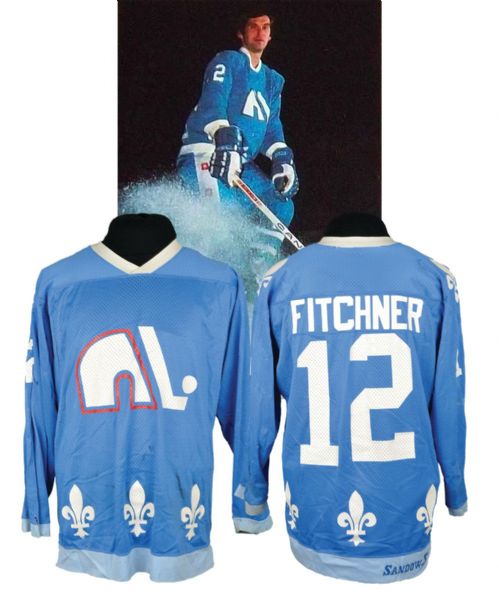 Bob Fitchners 1979-80 Quebec Nordiques Inaugural NHL Season Game-Worn Jersey with LOA