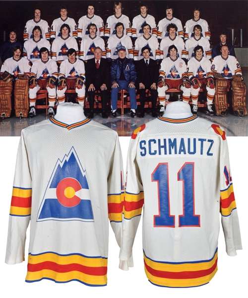 Bobby Schmautzs 1979-80 Colorado Rockies Game-Worn Jersey
