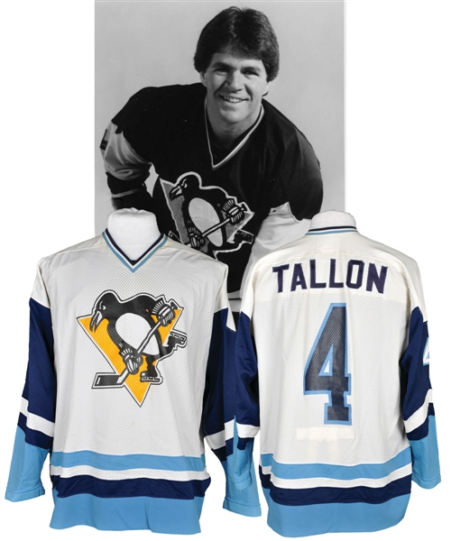 Dale Tallons 1979-80 Pittsburgh Penguins Game-Worn "Blue Penguins" Style Jersey