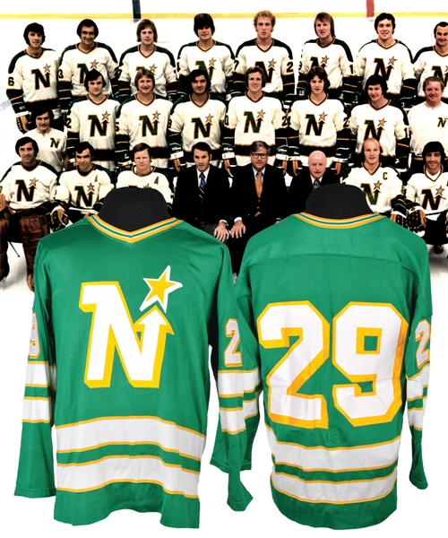 Minnesota North Stars 1975-76 Game-Worn Jersey Attributed to Mike Antonovich