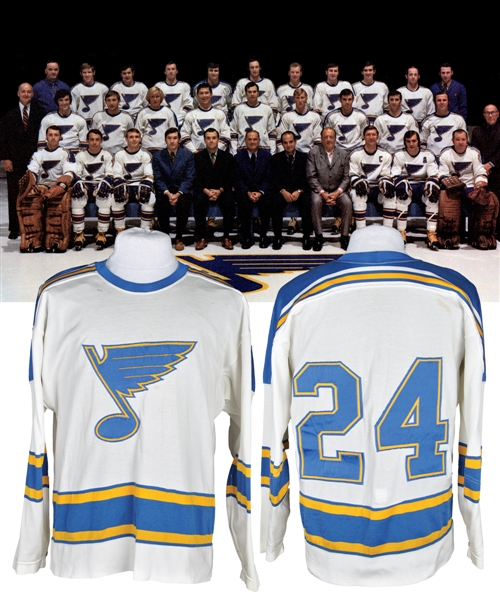 John Arbours 1970-71 St. Louis Blues Game-Worn Jersey