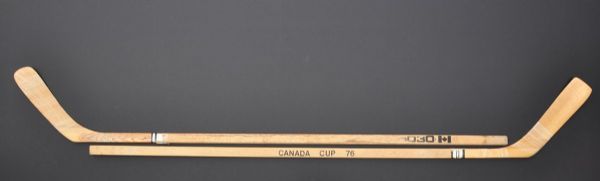 Canada Cup 1976 and 1981 Team-Canada Team-Signed Sticks