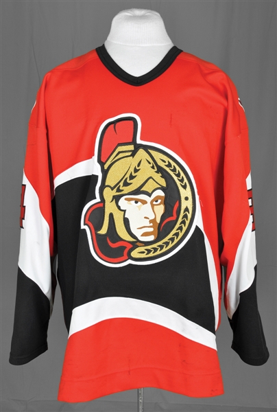 Shane Hnidys Early-2000s Ottawa Senators Game-Worn Jersey