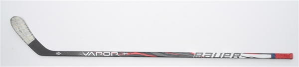 Alexander Ovechkins 2011-12 Washington Capitals Bauer Vapor Game-Used Stick with LOA Plus Signed Skate and Jersey