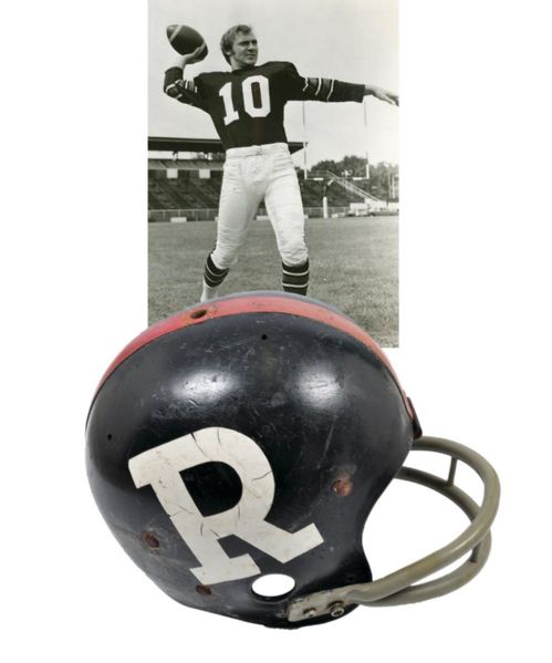 Gary Woods Early-1970s Ottawa Rough Riders Riddell Kra-Lite Game-Worn Suspension Helmet
