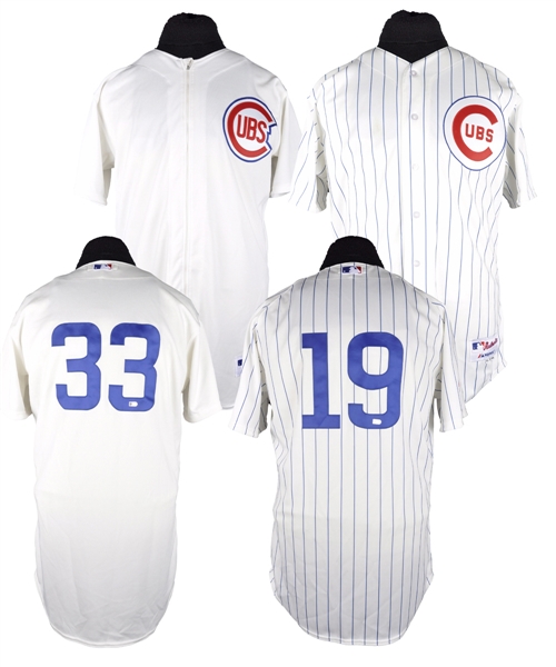 Chicago Cubs 1953 & 1969 "Turn Back the Clock" Game-Worn Jerseys and Pants Sets (2) <br>- All MLB Authenticated