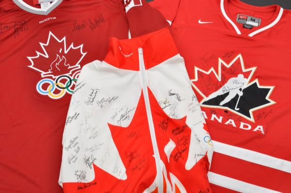 Team Canada Hockey and Other Sports Massive Collection of Signed and Team-Signed Memorabilia