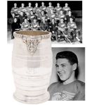 Alex Delvecchios 1952-53 Detroit Red Wings NHL Championship Pitcher