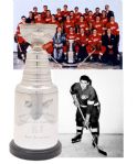 Alex Delvecchios 1952, 1954 and 1955 Detroit Red Wings Stanley Cup Championship Trophy