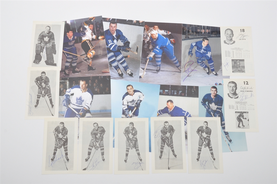 Toronto Maple Leafs 1967 Signed Media Guide Page, Photo and Signed Photo Collection