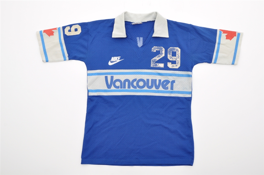 Mark Nickeas Early-1980s NASL Vancouver Whitecaps Game-Worn Jersey
