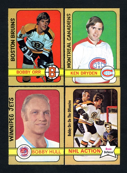 1972-73 O-Pee-Chee Hockey Complete 341-Card Set