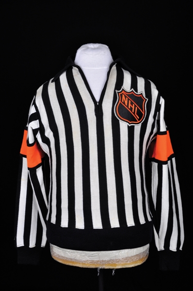Gregg Madills 1980s NHL Referee Game-Worn Jersey