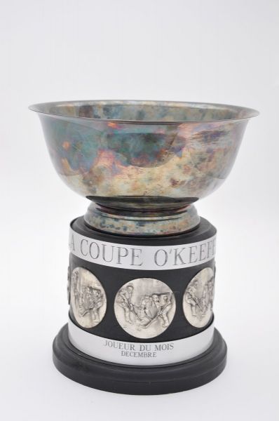 Marc Tardifs 1980’s Quebec Nordiques O’Keefe Trophy (9”)