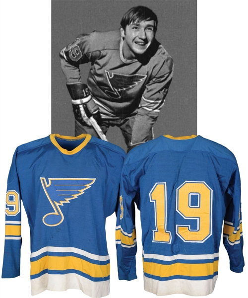St. Louis Blues Early-1970s Game-Worn Jersey Attributed to Jim Lorentz