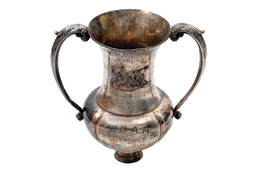 1920s Northern Hockey League Perpetual Hockey Championship Trophy (15")