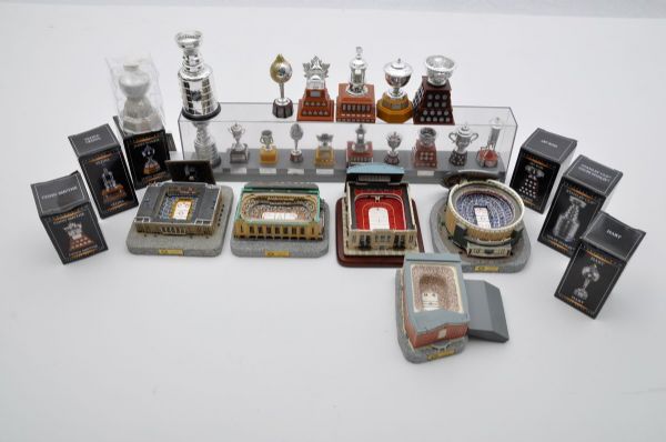 1970s Coleco Hockey Game Miniature Trophy Collection Plus Others