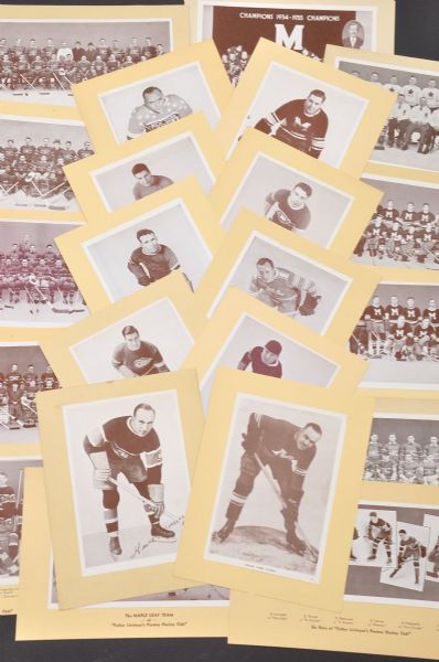 1935-40 Canada Starch Crown Brand Complete Hockey Photo Collection of 68
