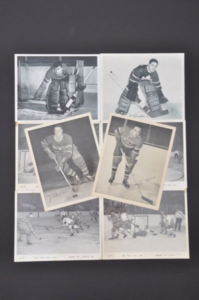 1945-54 Quaker Oats Montreal Canadiens and Toronto Maple Leafs Hockey Photo Collection of 185