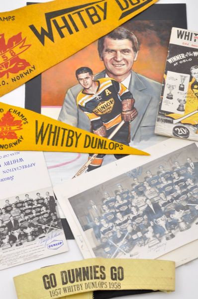 Whitby Dunlops Autograph and Memorabilia Collection of 27