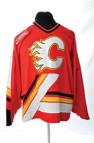 Fred Braithwaites 1999-2000 Calgary Flames Signed Game-Worn Jersey