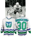Peter Sidorkiewiczs 1990-91 Hartford Whalers Game-Worn Jersey <br>- Photo-Matched!