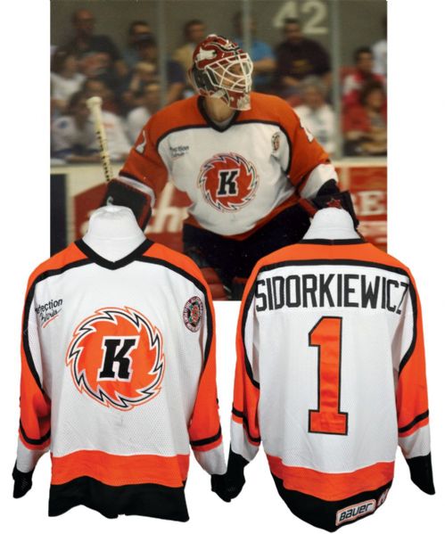 Peter Sidorkiewiczs 1993-94 IHL Fort Wayne Komets Game-Worn Jersey - Photo-Matched!