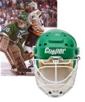 Peter Sidorkiewiczs Late-1980s/Early-1990s Hartford Whalers Game-Worn Cooper Goalie Mask and Brians Game-Worn Goalie Glove
