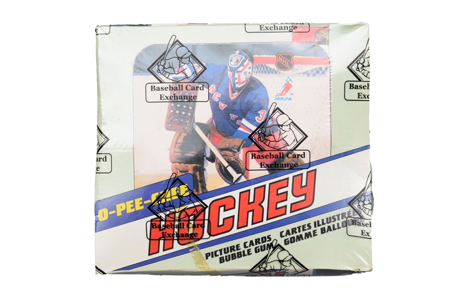 1981-82 O-Pee-Chee Hockey Wax Box (48 Unopened Packs) - BBCE Certified