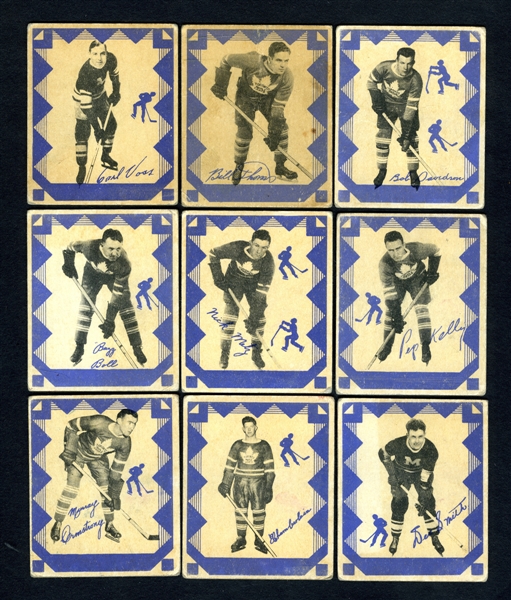 1937-38 O-Pee-Chee "Series E" Hockey Card Collection of 21