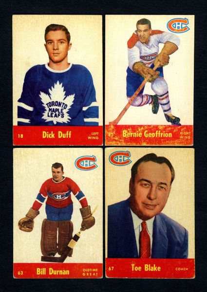 1955-56 Parkhurst Hockey Cards Partial Set (61/79)