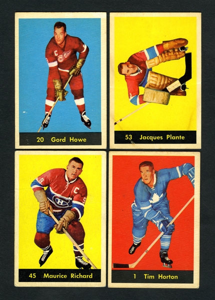 1960-61 Parkhurst Hockey Cards Near Set (58/61)
