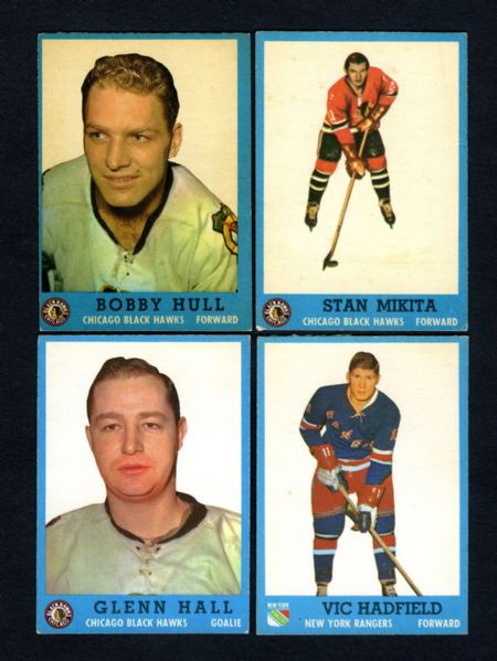 1962-63 Topps Hockey Cards Near Set (63/66)
