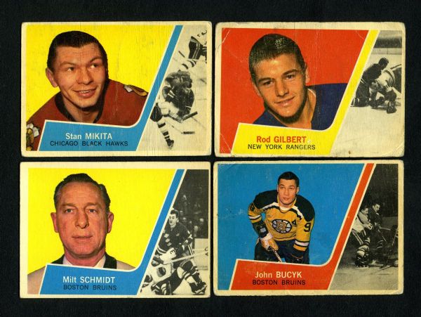 1963-64 Topps Hockey Card Partial Set (47/66)