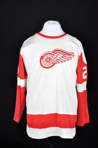 detroit red wings jersey auction