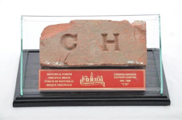 Montreal Forum Limited-Edition Brick #400/800 in Display Case with Team COA