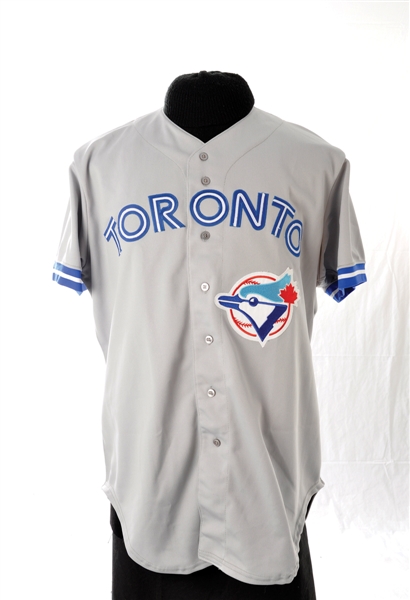 Galen Ciscos 1993 Toronto Blue Jays Coach-Worn Jersey