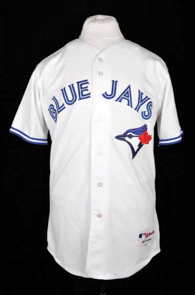 Adam Linds 2012 Toronto Blue Jays Game-Issued MLB Authenticated Jersey and 2013 Game-Worn Pants