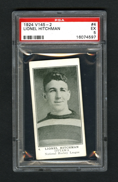 1924-25 William Patterson V145-2 Hockey Card #34 Duncan "Dunc" Munro RC - Graded PSA 6 - Highest Graded!