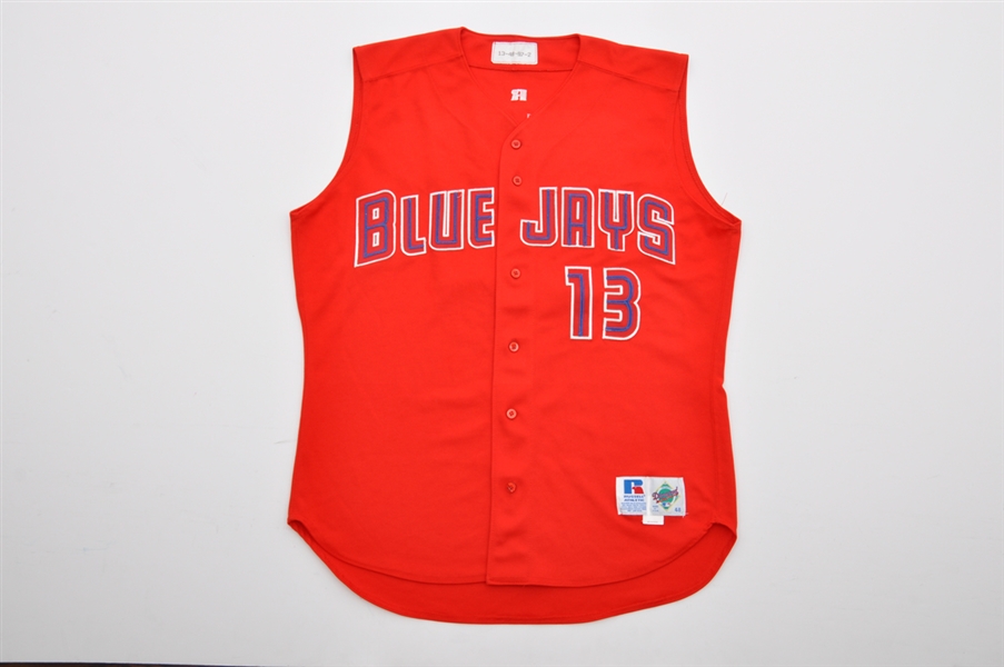 Carlos Garcias 1997 Toronto Blue Jays "Canada Day" Game-Worn Jersey