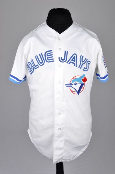 Rene Gonzales 1991 Toronto Blue Jays Game-Issued Jersey with Team LOA