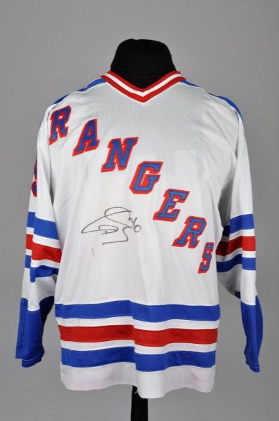 Christian Dubes 1996-97 New York Rangers Signed Game-Worn Jersey