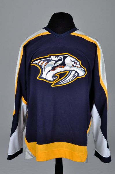 Alexander Radulovs 2006-07 Nashville Predators Game-Worn Playoffs Jersey